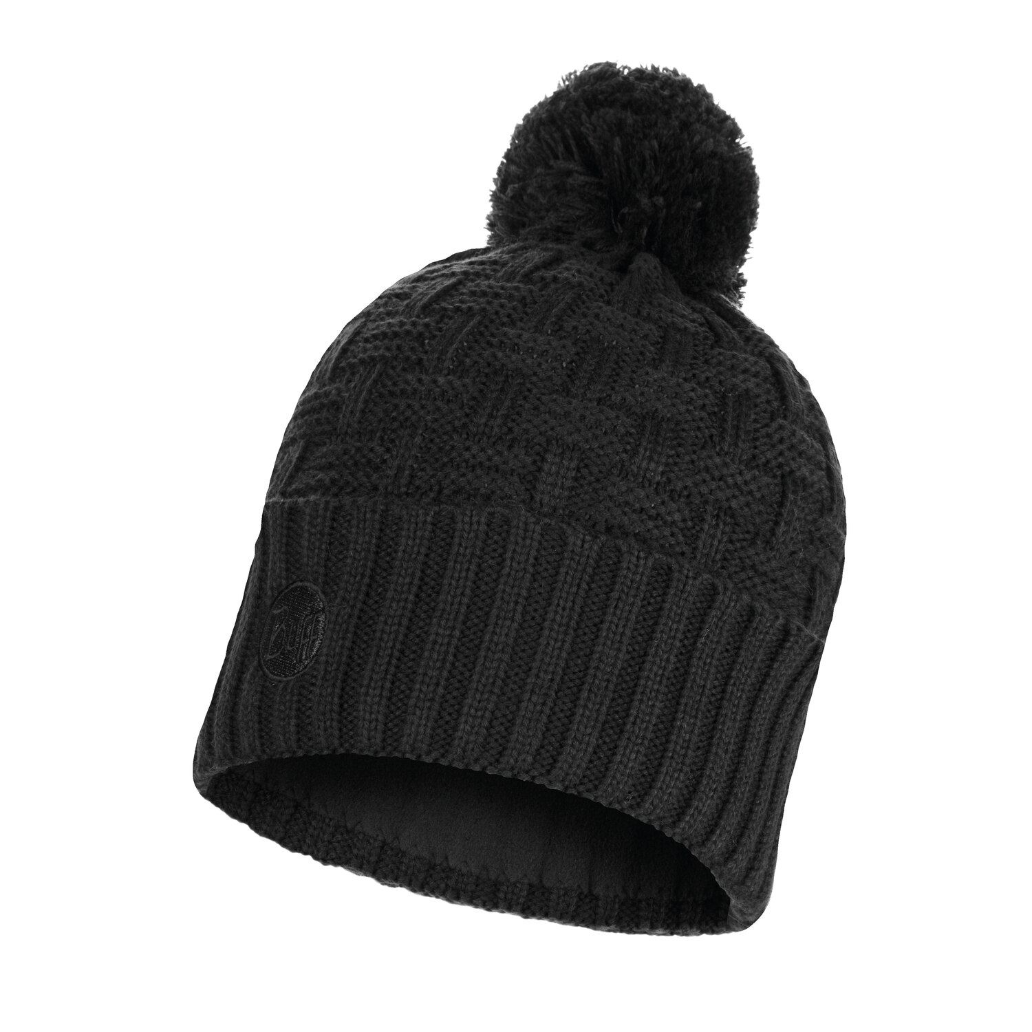 Caciula tricotata cu polar buff airon black